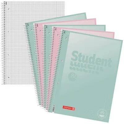 Produktbild von BRUNNEN Collegeblock A4 Lineatur 28 Pastellfarben