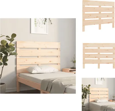 Immagine prodotto di vidaXL Testata 100x3x80 cm in legno di pino massiccio - Testate e piedi