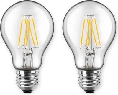 Produktbild von BLULAXA LED-Lampe A60 Filament, E27, EEK:E, 7 W, 810 lm, 2700 K, 2 Stück