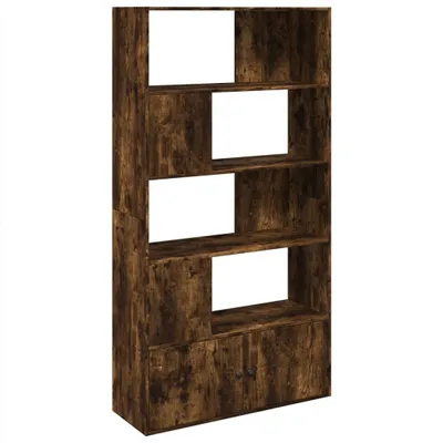 Productafbeelding van vidaXL Boekenkast, gerookt eikenfineer, 100x36x189 cm, houtvezelplaat