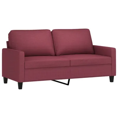 Produktbild von vidaXL 2-Sitzer-Sofa Weinrot 140 cm Stoff