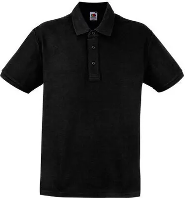 Produktbild von Fruit of the Loom - Heavy Polo - Black - S