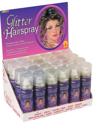 Produktbild von Glitzer Haarspray Kostümzubehör - Einheitsgröße