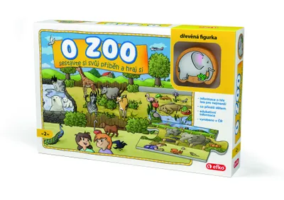 Imagen del producto de EFKO: Rompecabezas narrativo sobre el zoológico, 9 piezas