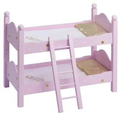 Produktbild von Etagenbett Puppenbett aus Holz Puppenzubehör Puppen-Möbel Olivias WorldTD-0095AP