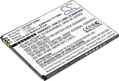 Imagen del producto de TECHTEK Batería compatible con [Sugar] Y12S sustituye Y12S