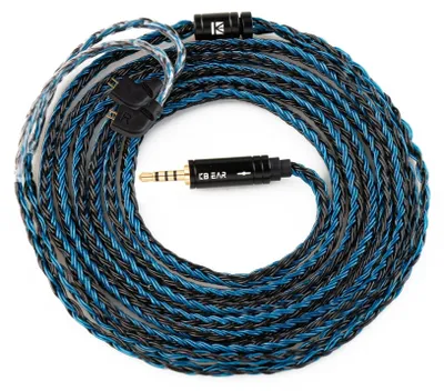 Obrázok produktu pre Solidchoice – KBEAR ST16 Plus, slúchadlový kábel, 2 metre, s pozládeným konektorom