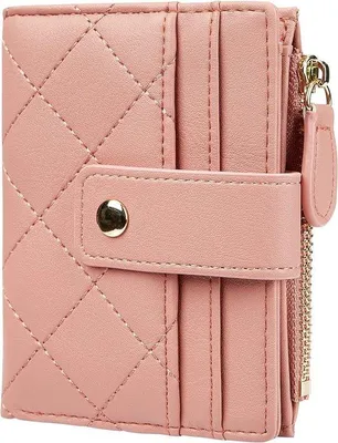 Produktbild von Leder Kaarthouder Bifold Portemonnee in Rosa für Alltagsgebrauch