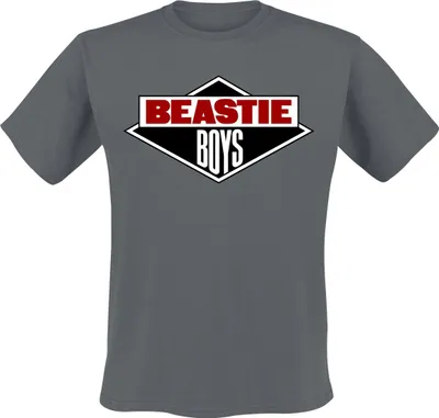 Produktbild von Beastie Boys T-Shirt Herren Logo charcoal Band-Merch, Bands 100% Baumwolle L