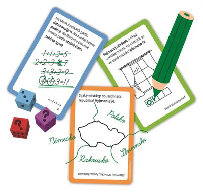 Produktbild von Clevere Quizspiele – „Prvňák“: Lern-Gesellschaftsspiel in einer Schachtel (11,5 x 18 x 3,5 cm)