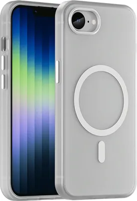 Produktbild von Mobigear Shockproof iPhone 16e MagSafe Hülle Hardcase Backcover - Weiß