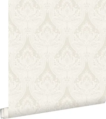 Zdjęcie produktu dla ESTAhome Tapeta druk barokowy ciepłej szarościIpiaskowym 53 cm x 10.05 m