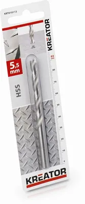 Zdjęcie produktu dla Wiertło HSS do metalu 5,5 x 93 mm KRT010113