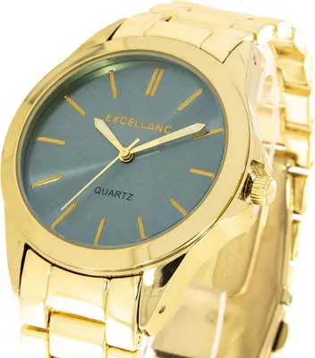 Produktbild von Damenuhr Excellanc Farbe gold blau