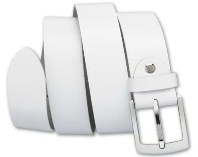 Produktbild von Bernd Götz 3,5 cm Pull-UP-Ledergürtel weiss 95