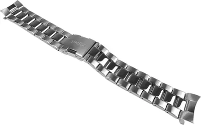 Produktbild von Timex Ersatzband Uhrenarmband Edelstahl Band Silberfarben für T2N515, T2N516, T2N517, T2N518, T2N521