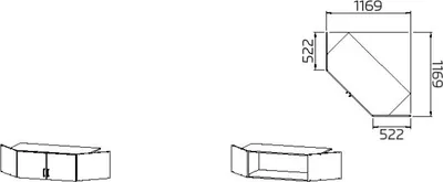 Produktbild von Eck-Aufsatzelement BREMEN-EXTRA