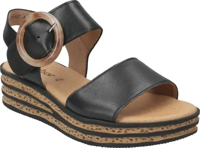 Produktbild von Gabor Sandalette 550.27, Glattleder, Schwarz, Damen