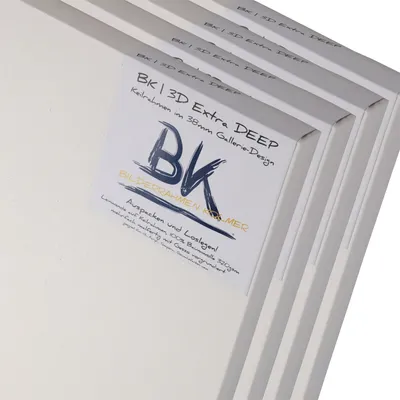 Obrázok produktu pre 4x BK DEEP EDGE KEILRAHMEN 50x70 cm | Plátno extra vysoký rám