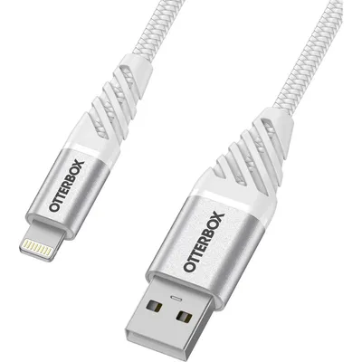 Immagine prodotto di OtterBox Premium Cable USB A-Lightning 1M, Cloud Sky White