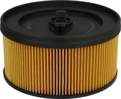 Produktbild von vhbw Faltenfilter kompatibel mit Kärcher WD 5, WD 5.200M, WD 4.290, WD 4.500, WD 4.200, WD 4.250, WD 4 Staubsauger - Patronenfilter Gelb Schwarz