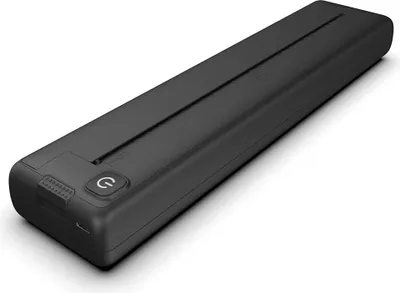 Produktbild von A4 Tragbarer Drucker, kabelloser tintenloser Drucker, Thermopapierdrucker, 200 DPI, 8,26" x 11,69" Papierformat, Bluetooth-Konnektivität, Schwarz
