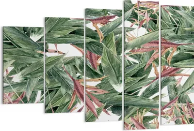 Produktbild von Bild auf Leinwand - Leinwandbild - Pflanze Blatt Blume - 150x100cm - Wand Bild - Wanddeko - Leinwanddruck - Bilder - Kunstdruck - Wanddekoration - Leinwand bilder - Wandkunst - EG150x100-3844