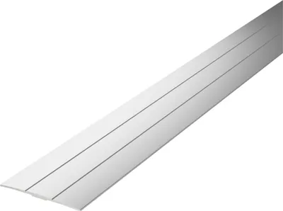 Obrázek produktu pro Přechodový profil VILO – samolepicí – pro laminát a vinyl – bez vrtání – 38 mm x 93 cm – G140/S – stříbrný