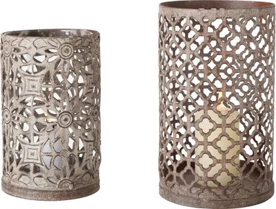 Produktbild von Windlicht Christina Kerzenhalter aus Metall Outdoor 2er-SET