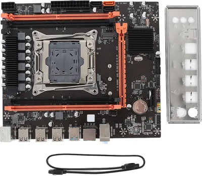 Obrázek produktu pro X99H Základní deska 4 DDR4 LGA2011 3 Počítačová deska USB3.0/M.2 Nvme Serial ATA 3.0 rozhraní Podpora pro CPU E5 V3 V4 I7 řady 58xx 68xx