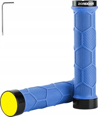 Zdjęcie produktu dla Gripy Rowerowe Rockbros 40720007003 Z Odblaskiem - Niebieskie