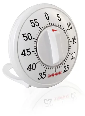 Productafbeelding van Leifheit Timer voor korte intervallen, keukenwekker, 60 minuten, eierwekker, minutenweergave