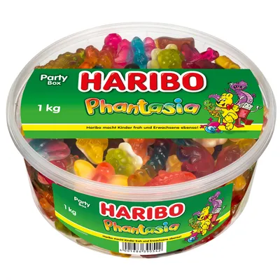 Produktbild von Haribo Phantasia Fruchtgummi Mischung mit Schaumzuckerboden 1000g