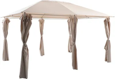 Produktbild von Leinwand für gartenlaube santorini beige leinen  - Hespéride