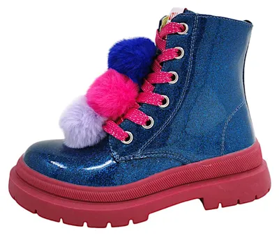 Immagine prodotto di Biomecanics: Scarpe da bambino, stivali con lacci, colore blu, modello casual