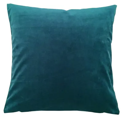 Produktbild von Home Wohnideen Kissenhülle Samt 1 teilig 40 x 40 cm Petrol