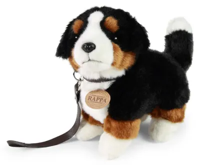 Produktbild von Plüschhund Berner Sennenhund mit Leine, 22 cm, umweltfreundlich