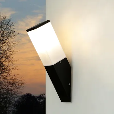 Produktbild von Moderne Wandleuchte für den Außenbereich quadratisch E27 230V IP44 Wandlampe Lampe Leuchte