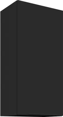 Produktbild von Küchen Hängeschrank 45 cm SIENA Schwarz Küche Küchenzeile Küchenblock 90 cm hoch