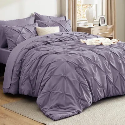 Produktbild von ANTCOOL Bettwäsche 1 Bettbezug 240x220 cm, Kissenbezug 80x80 cm 3-teiliger Bettbezug 100% Baumwolle mit Reißverschluss