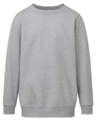 Productafbeelding van SG Originals - Sweater met ronde hals voor kinderen, model FK3289 (maat 128) (asgrauw)