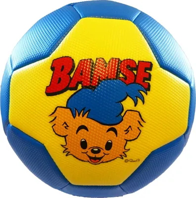 Zdjęcie produktu dla Piłka nożna Bamse rozmiar 3, niebiesko-żółta