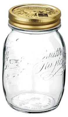 Einmachgläser Quattro Stagioni 12x 500 ml, Golddeckel 70 mm