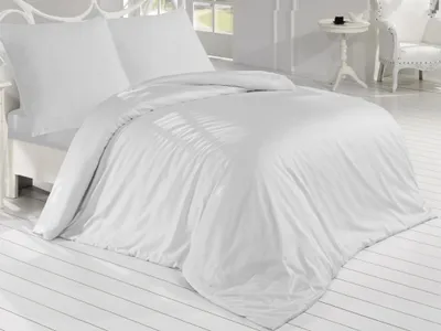 Produktbild von Leinen Satin 140x200, 70x90cm hellgrau