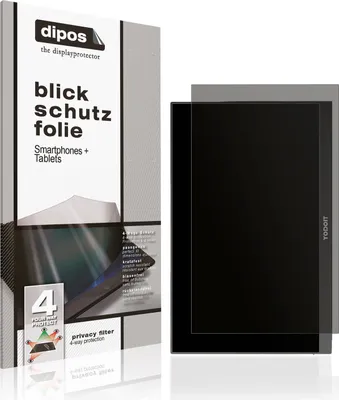 Produktbild von Blickschutzfolie für Yodoit PTM14 matt Schutzfolie Folie Display Schutz dipos