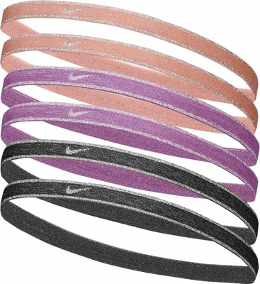 Image de NIKE ACCESSOIRES - Bandeaux sport nike swoosh 6 pk me - Rose-Multicolore
