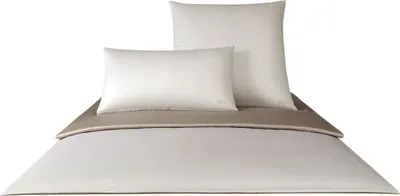 Produktbild von JOOP! Mako-Satin-Bettwäsche-Garnitur Micro Pattern Farbe haselnuss Größe 200x200+2x70x90cm