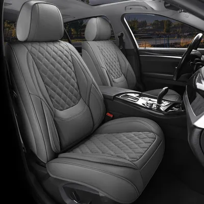 Produktbild von Autositzbezüge - Sitzbezüge für Autos - Autositzschoner - Autositzbezüge - Set mit Sitzbezügen - Universal - Kunstleder