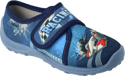Produktbild von Jungen Hausschuhe Befado 560x178 Blau, Klettverschluss