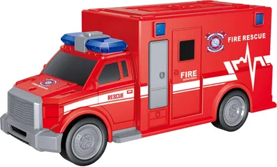 Obrázek produktu pro Hasičské vozidlo Luna Auto City Rescue w. světelný/zvukový efekt zásahové vozidlo